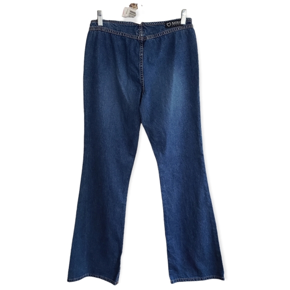 Vintage XOXO Beaded Floral Jeans - Picture 2 of 9